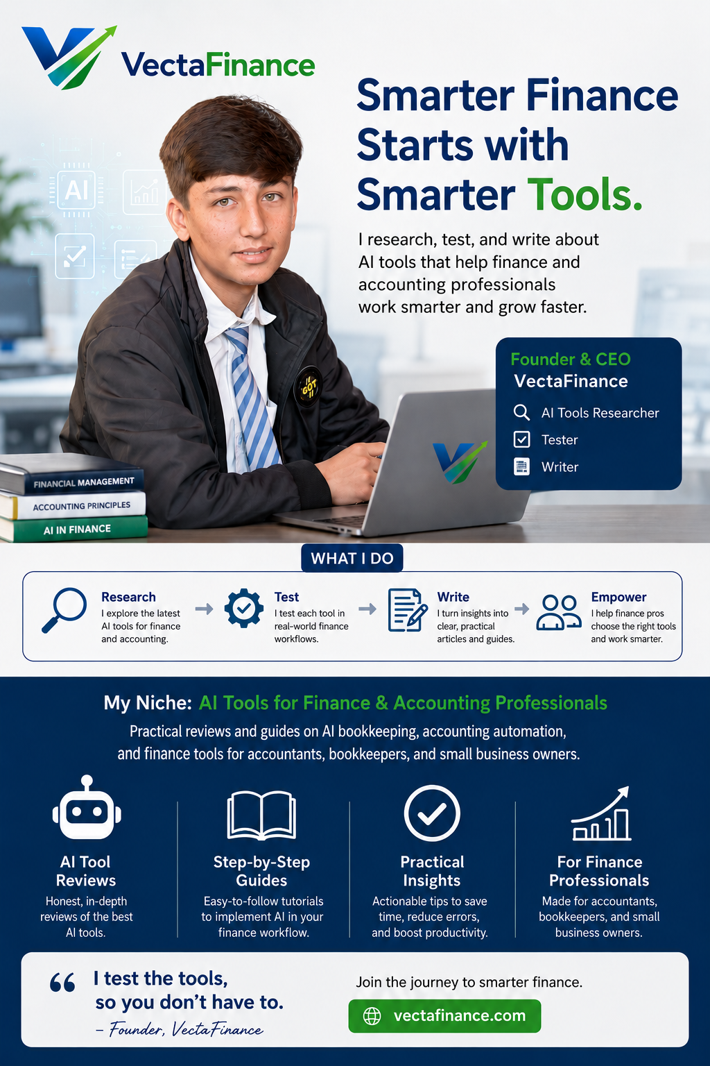 Mohammad Rameez, Founder & CEO of VectaFinance